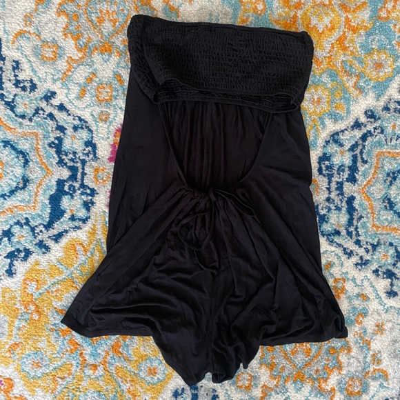 SOLD!! NWT! Free People Beach Rain or Shine Black Strapless Romper Small - Picture 9 of 12